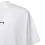 T-shirt in cotone con logo TS001001 WHT BONSAI 