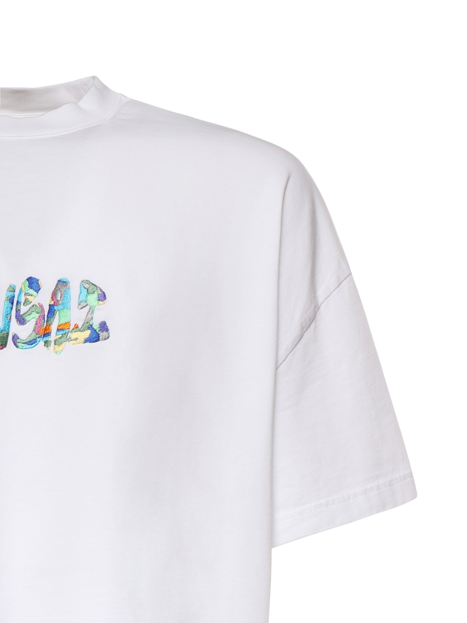 T-shirt in cotone con logo TS002004 WHT BONSAI 