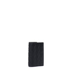 Porta carte Intrecciato in pelle con patta 749417 VCPQ48803 BOTTEGA VENETA 