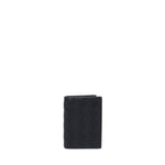 Porta carte Intrecciato in pelle con patta 749417 VCPQ48803 BOTTEGA VENETA 