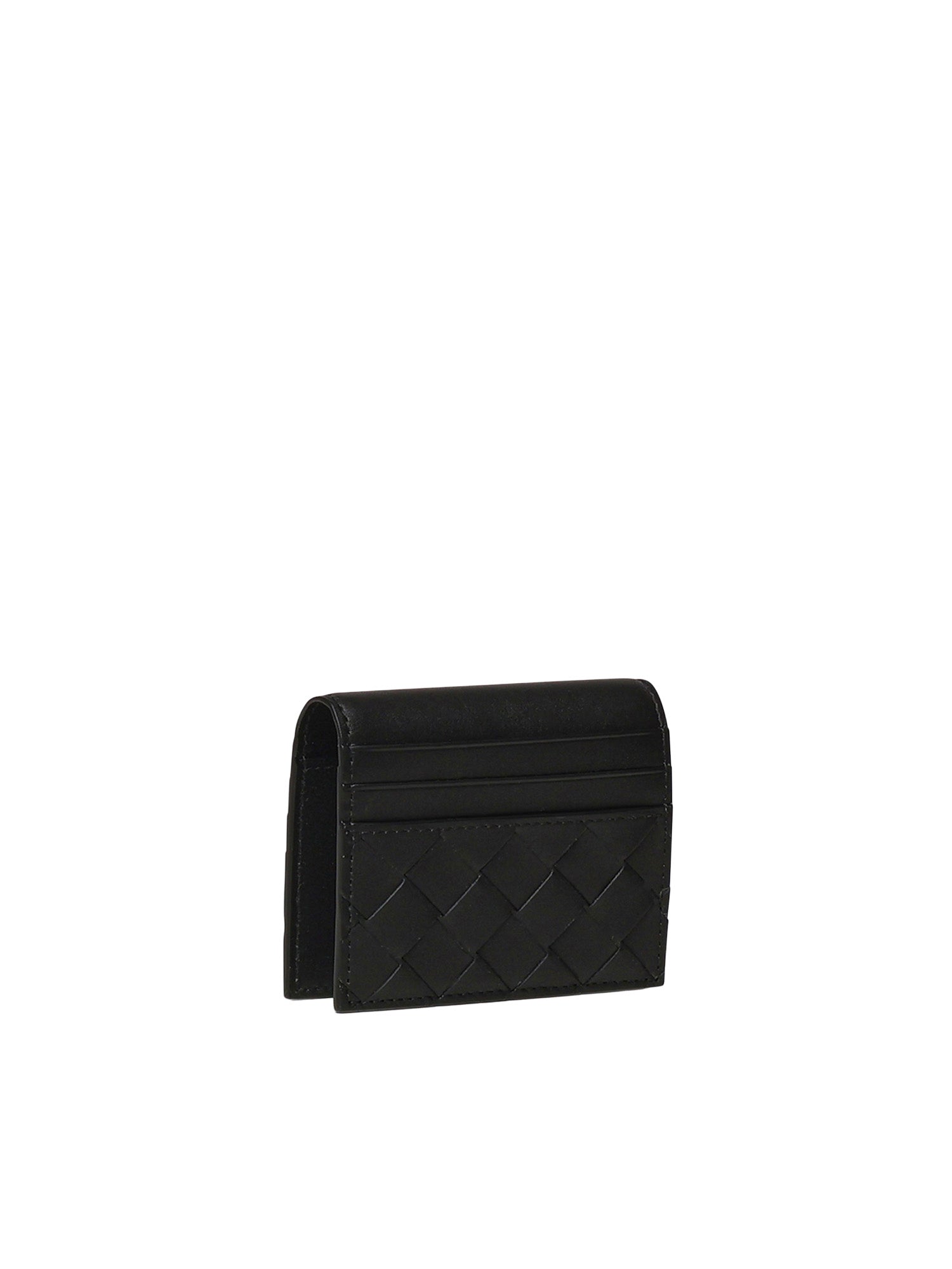 Portacarte Intrecciato in pelle<BR/> 793863 VCPQ31000 BOTTEGA VENETA 