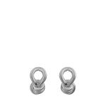 Orecchini a cerchio in argento 815944 V50708117 BOTTEGA VENETA 