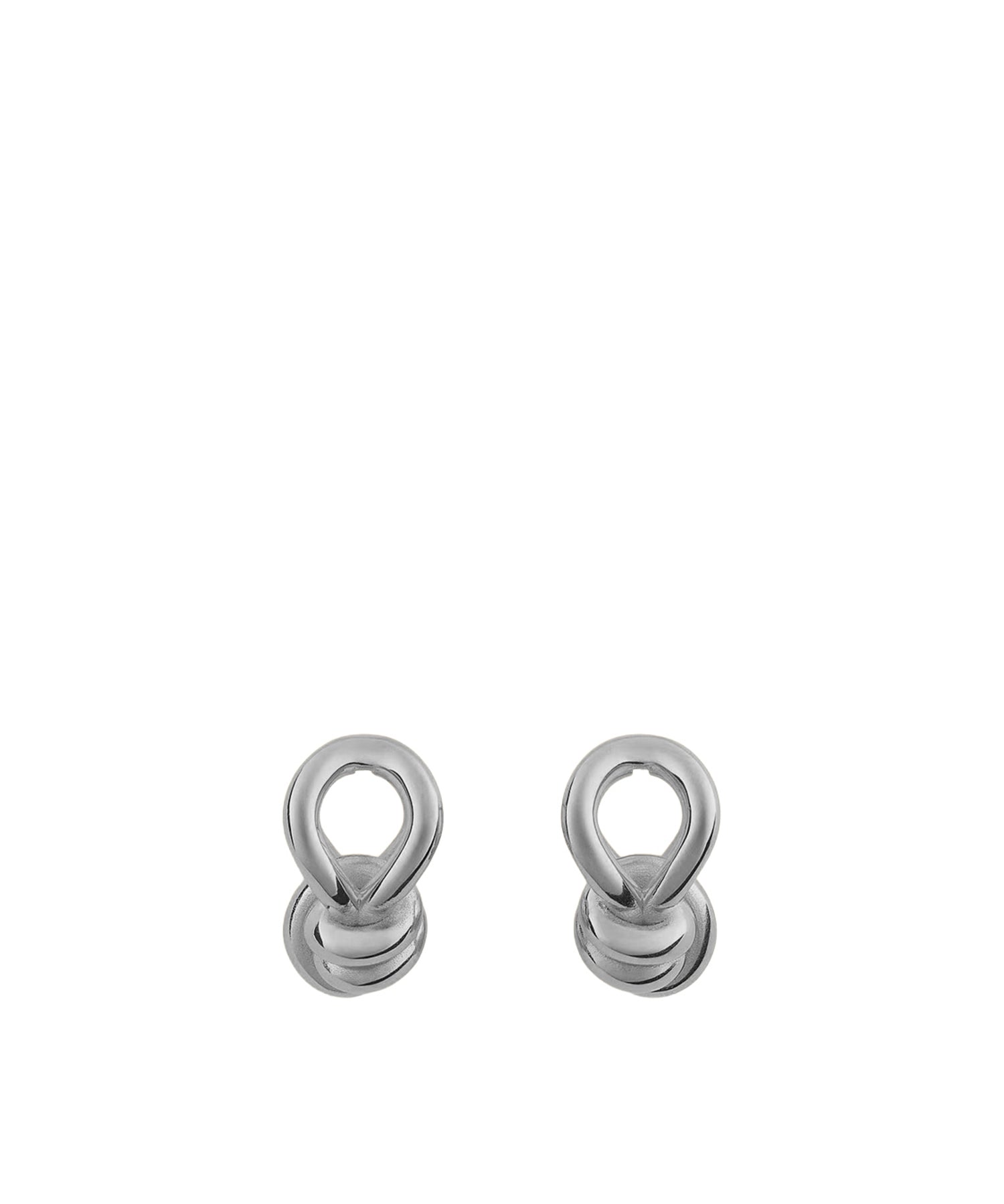 Orecchini a cerchio in argento 815944 V50708117 BOTTEGA VENETA 