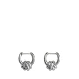 Orecchini a cerchio in argento 815944 V50708117 BOTTEGA VENETA 