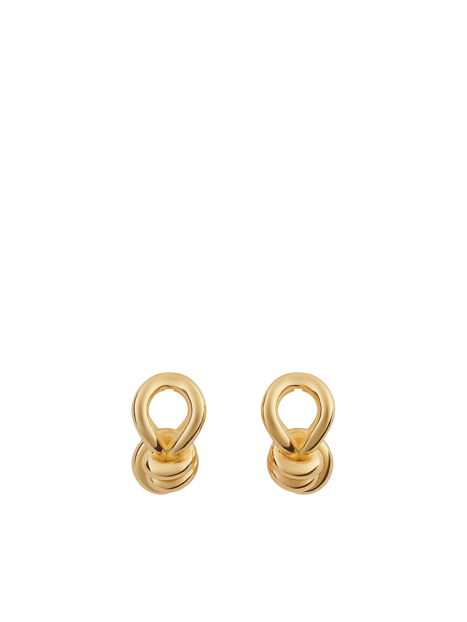 Orecchini Knot in argento 815944 VAHU08120 BOTTEGA VENETA 