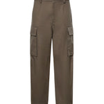 Pantaloni cargo in twill di cotone 830024 V5PB01796 BOTTEGA VENETA 