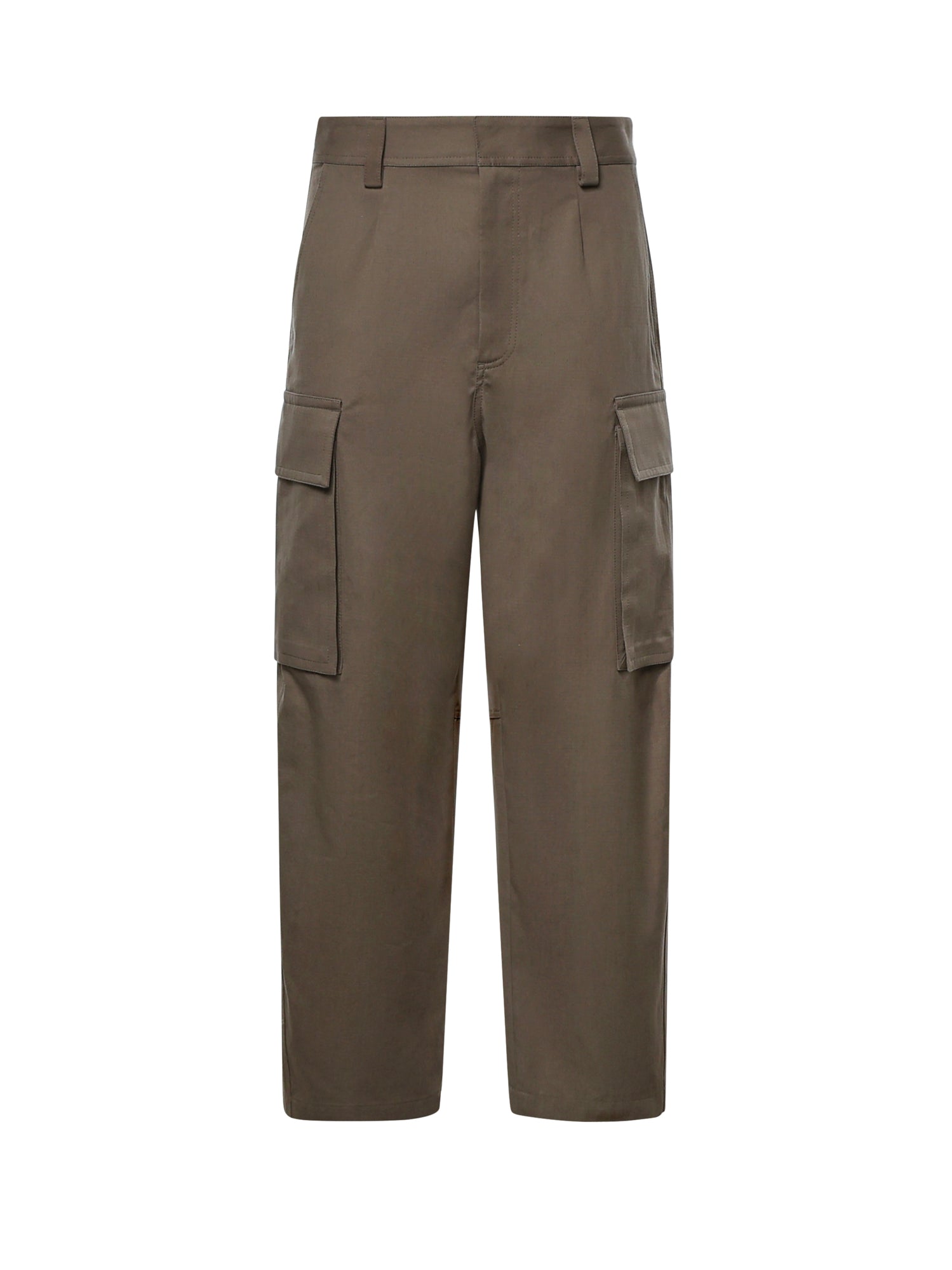 Pantaloni cargo in twill di cotone 830024 V5PB01796 BOTTEGA VENETA 
