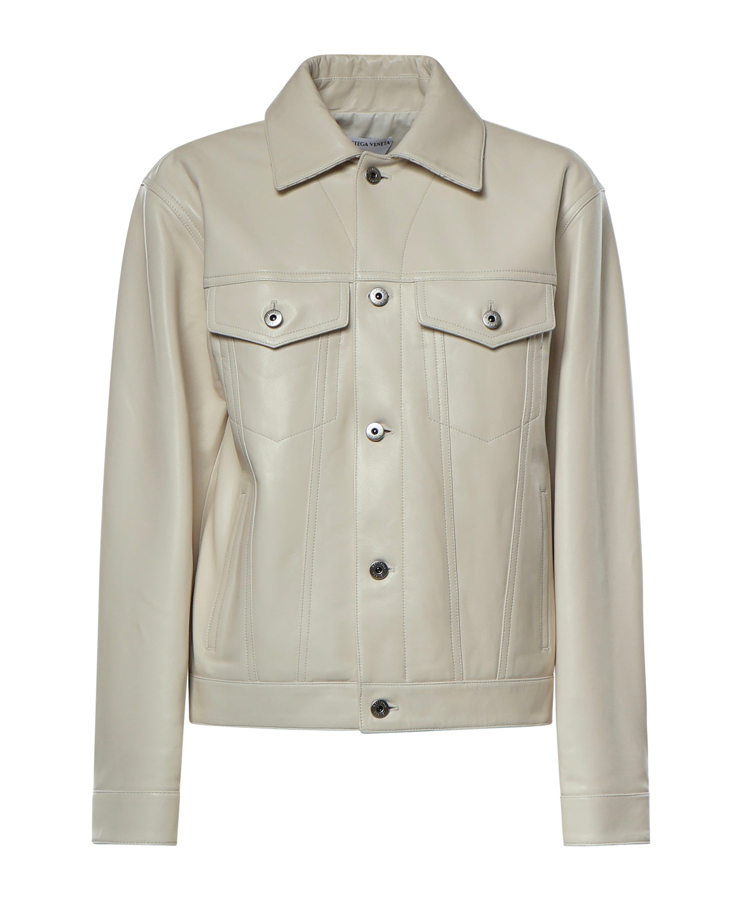 Giacca in pelle<BR/> 857932 V61D09107 BOTTEGA VENETA 