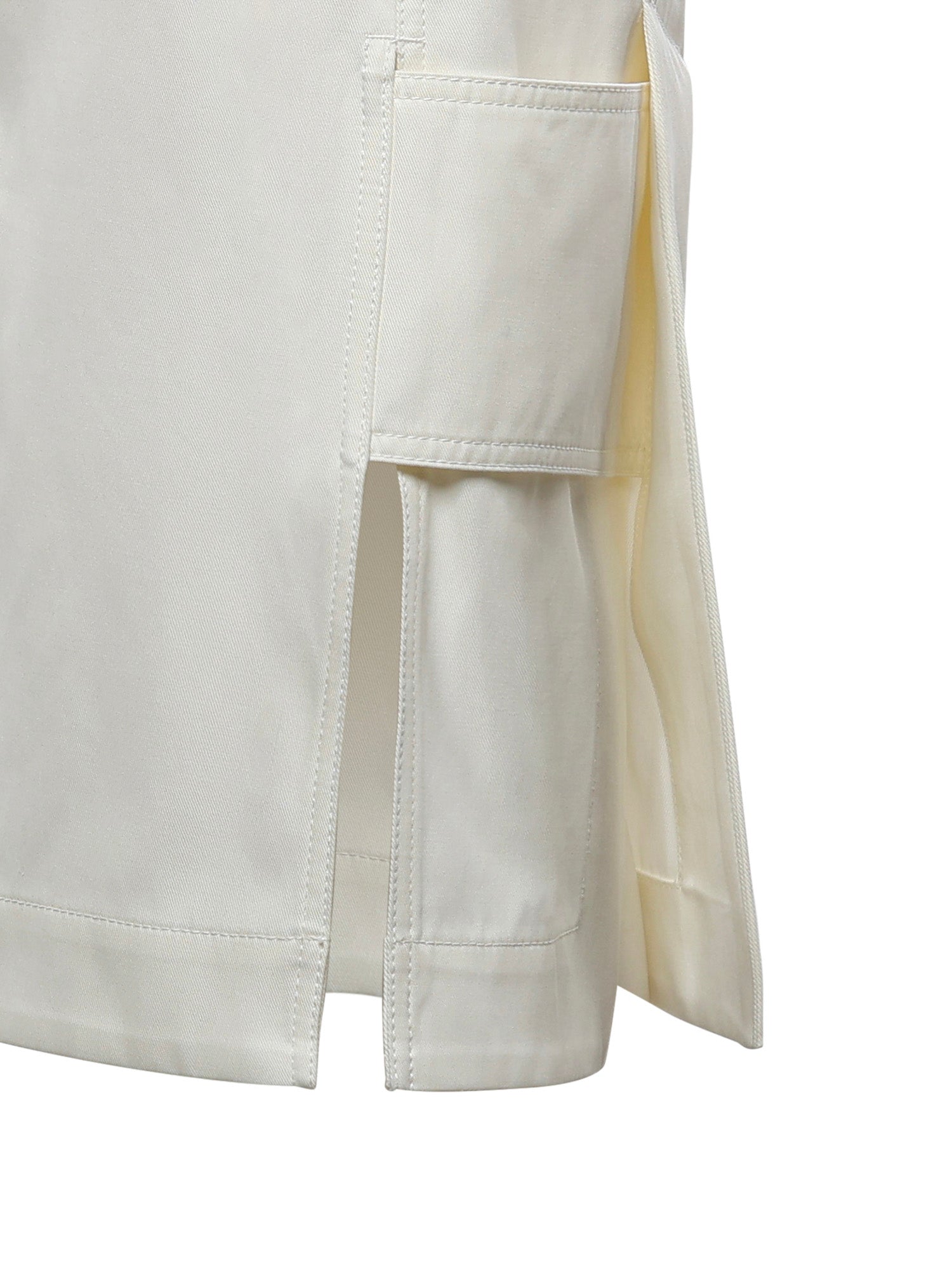 Gonna midi in gabardine di cotone e seta 858422 V2T109107 BOTTEGA VENETA 