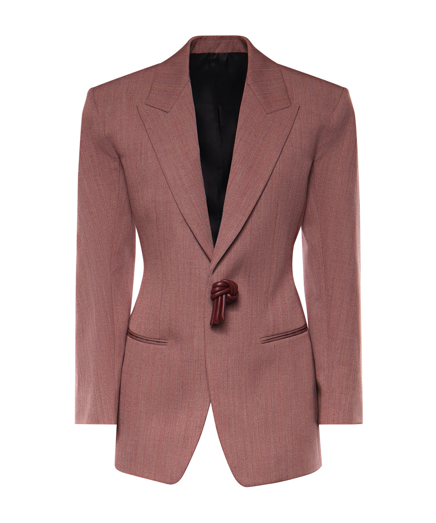 Giacca in lana e lino mélange 861430 V6DL05117 BOTTEGA VENETA 