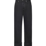 Jeans con risvolto in denim 861563 V69O01000 BOTTEGA VENETA 
