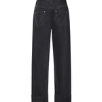 Jeans con risvolto in denim 861563 V69O01000 BOTTEGA VENETA 