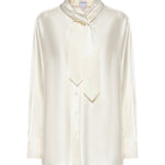 Camicia in satin di seta fluida 862348 V6H109071 BOTTEGA VENETA 