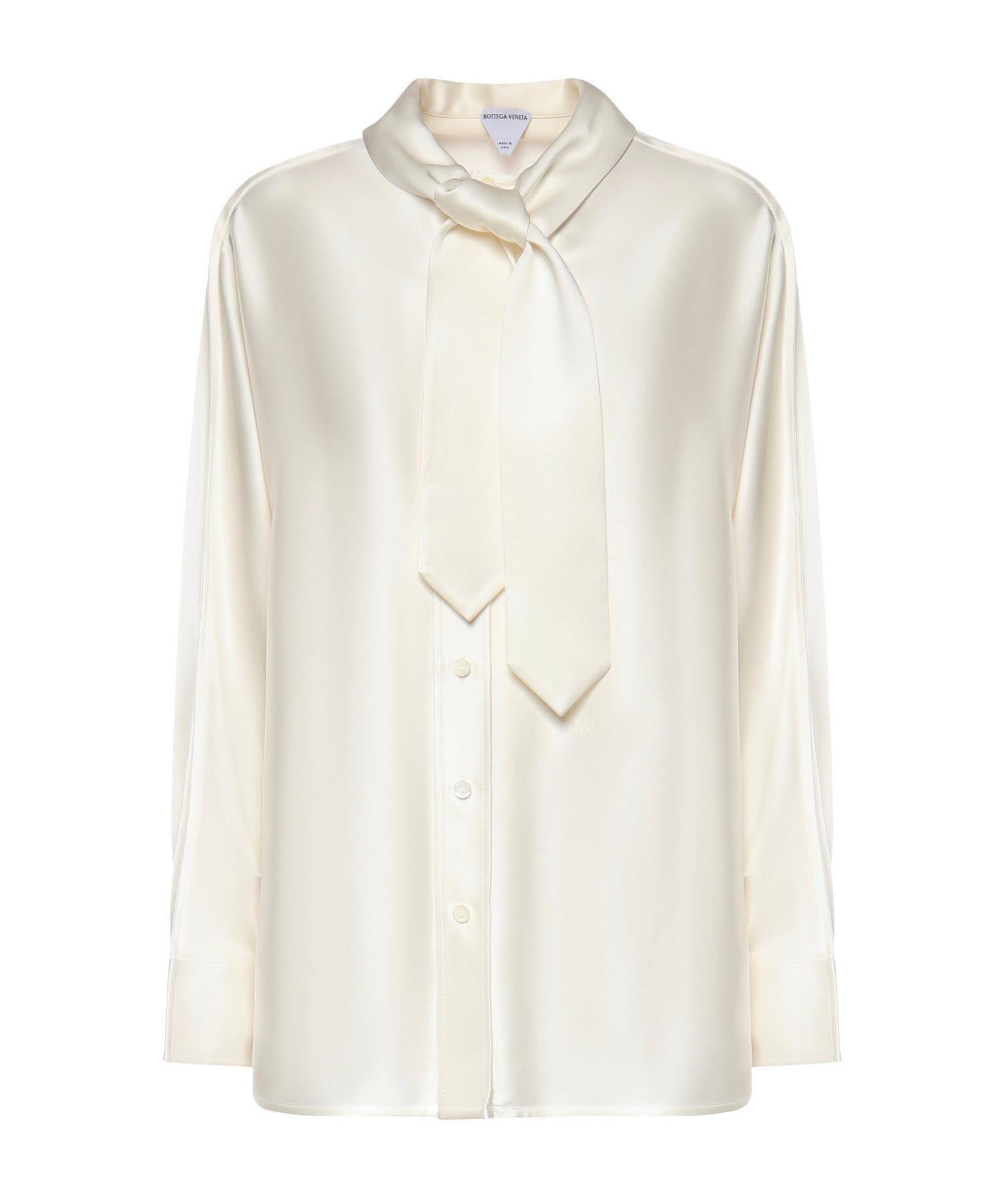 Camicia in satin di seta fluida 862348 V6H109071 BOTTEGA VENETA 