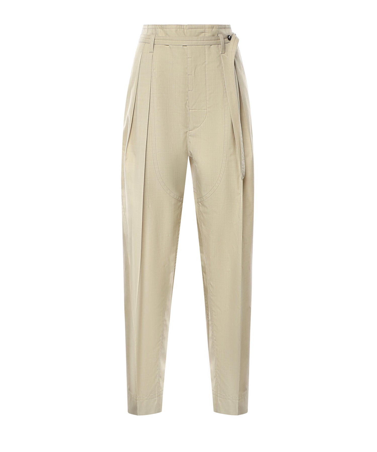Pantaloni in cotone e lana leggera 866704 V6DG02159 BOTTEGA VENETA 