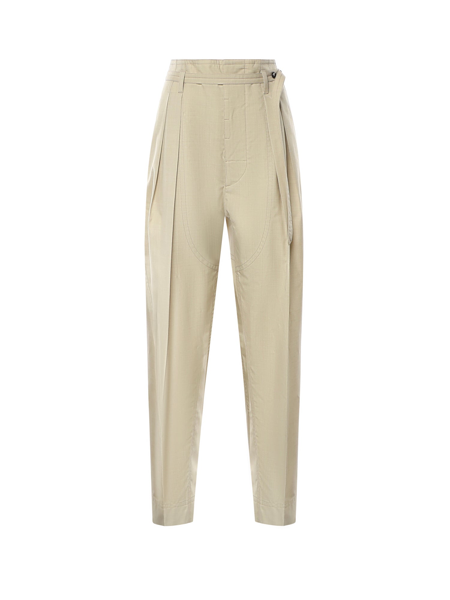 Pantaloni in cotone e lana leggera 866704 V6DG02159 BOTTEGA VENETA 