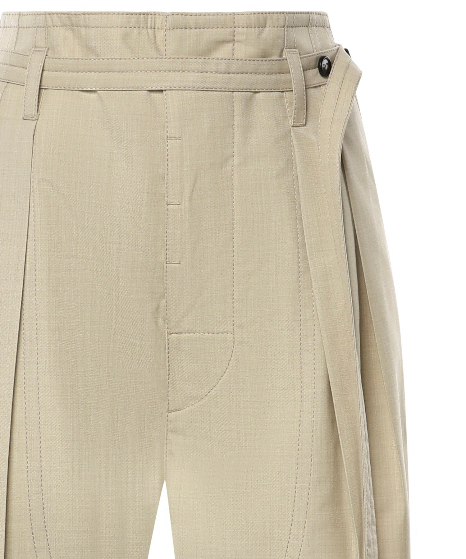 Pantaloni in cotone e lana leggera 866704 V6DG02159 BOTTEGA VENETA 