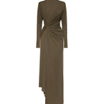 Abito in jersey di viscosa crêpe 867623 V4YX03749 BOTTEGA VENETA 