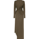 Abito in jersey di viscosa crêpe 867623 V4YX03749 BOTTEGA VENETA 