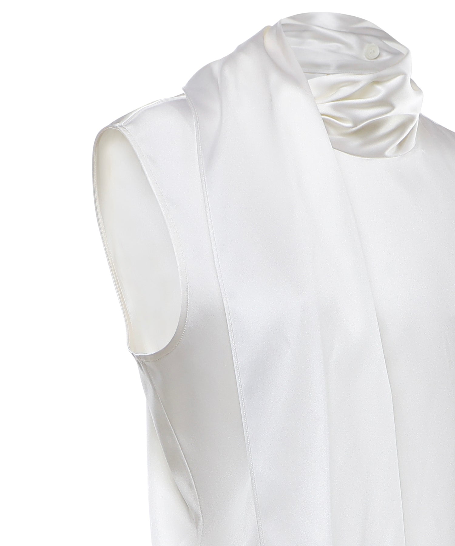 Top in satin di seta 871259 V6KR09000 BOTTEGA VENETA 
