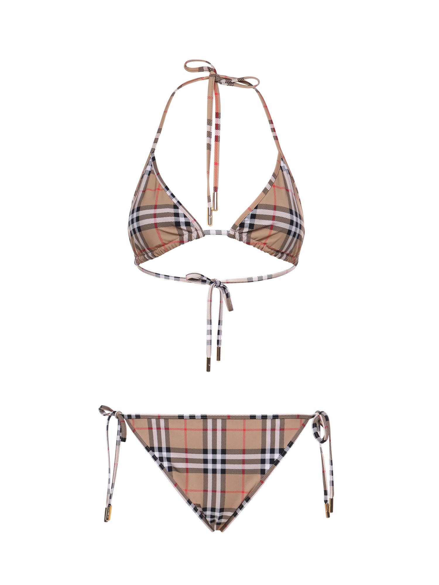 Bikini a triangolo Check 8009008 A5145 BURBERRY 