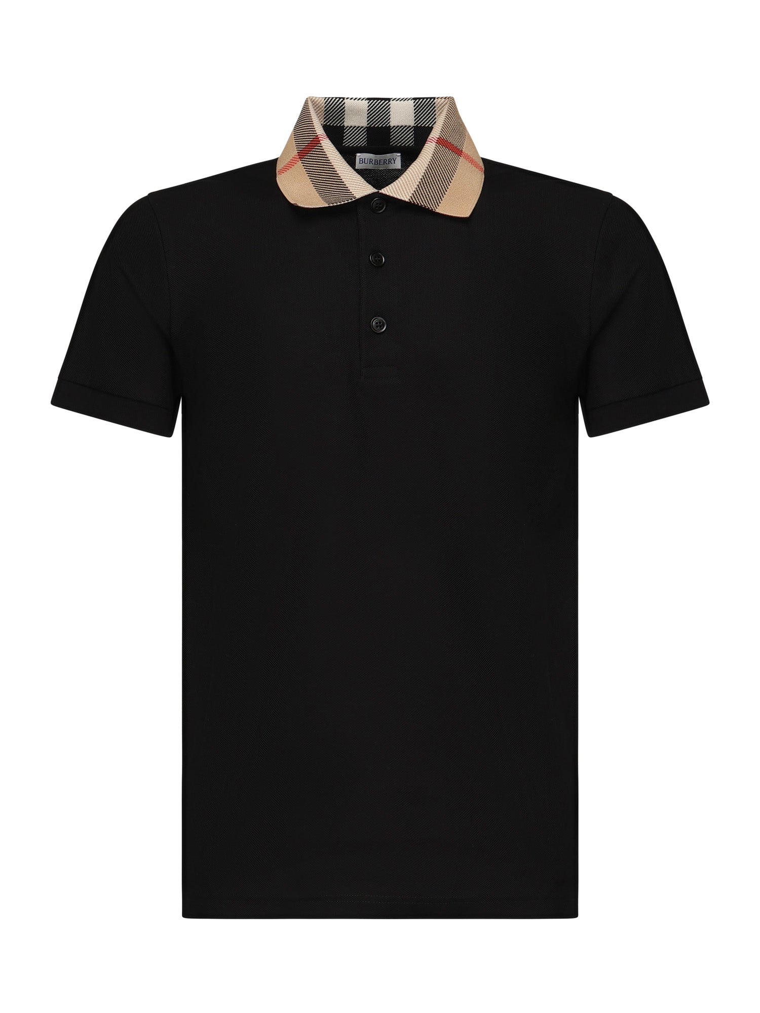 Polo Check in cotone 8071620 A1189 BURBERRY 