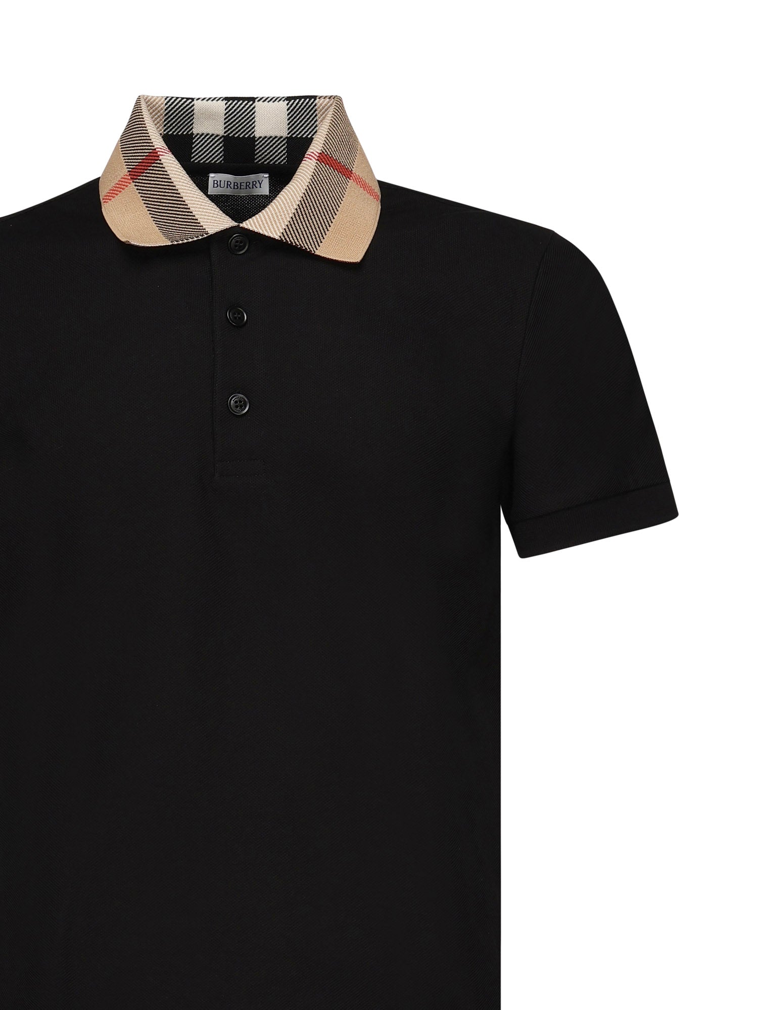Polo Check in cotone 8071620 A1189 BURBERRY 