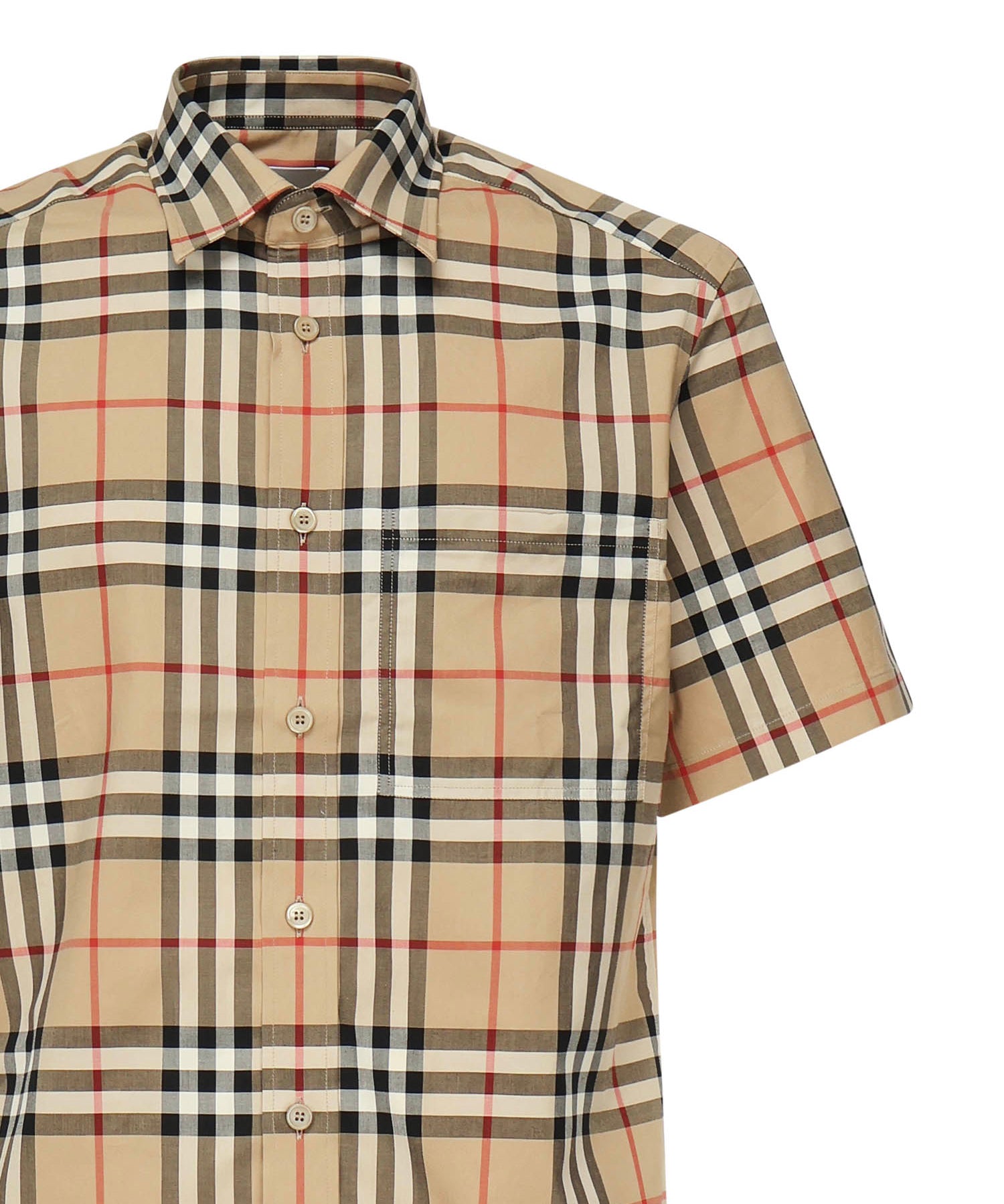 Camicia Check in cotone 8079587 A7028 BURBERRY 