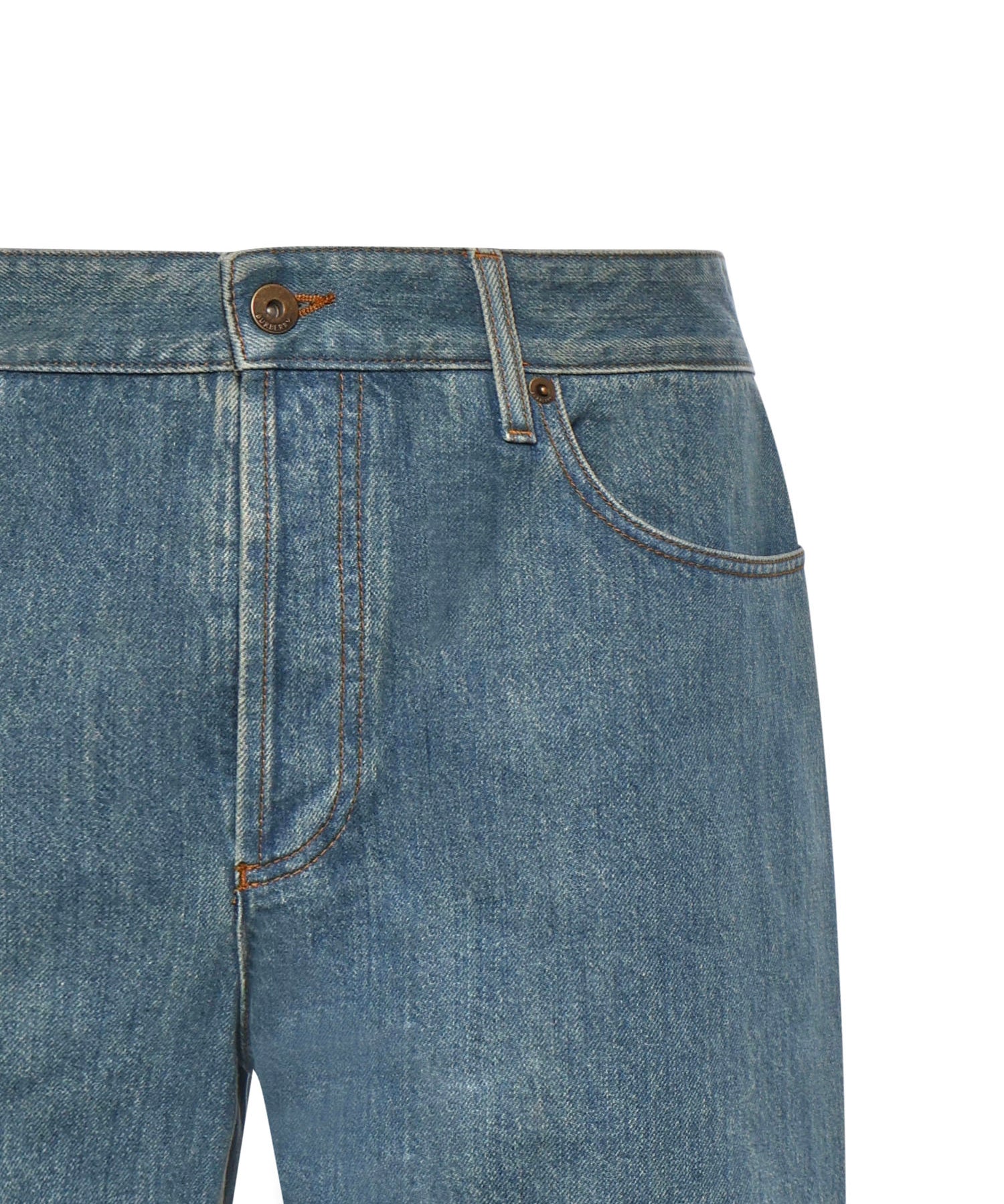 Jeans dritti con risvolti Check 8116361 A1322 BURBERRY 