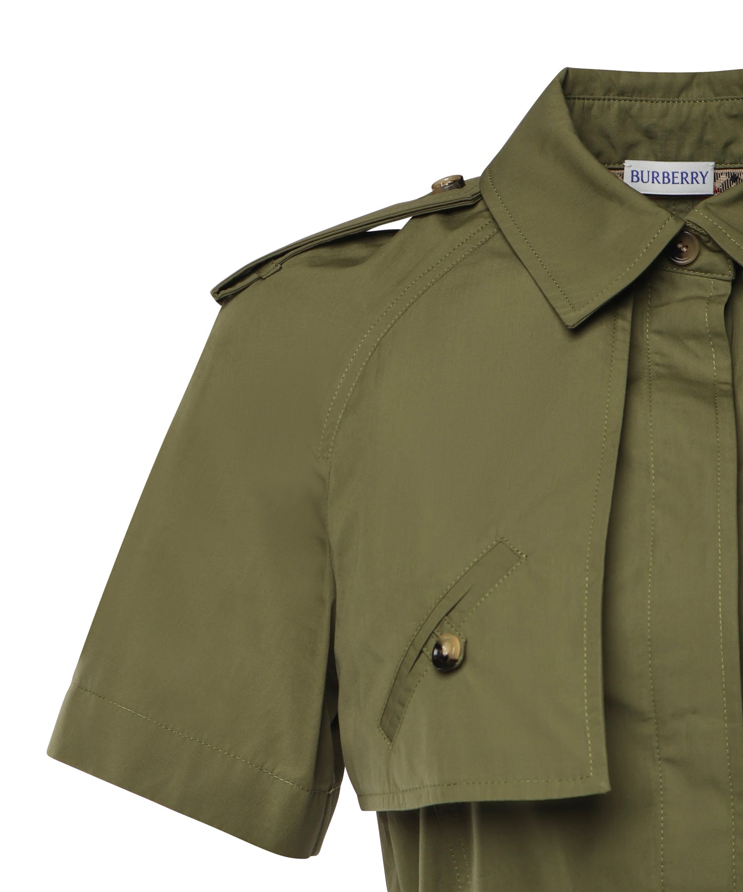 Abito trench in popeline di cotone 8117709 C1424 BURBERRY 