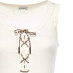 Tank top Cleo in misto cotone a coste 8117713 B7078 BURBERRY 