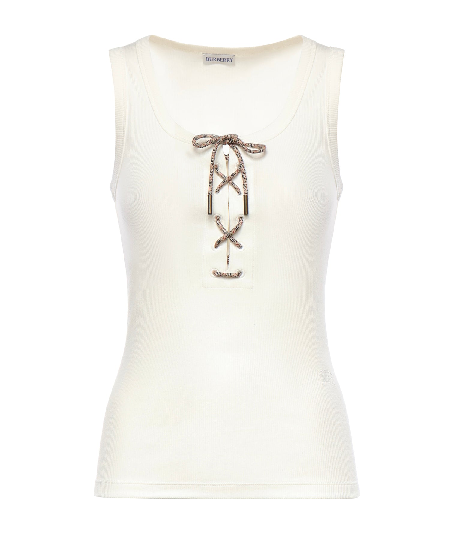Tank top Cleo in misto cotone a coste 8117713 B7078 BURBERRY 