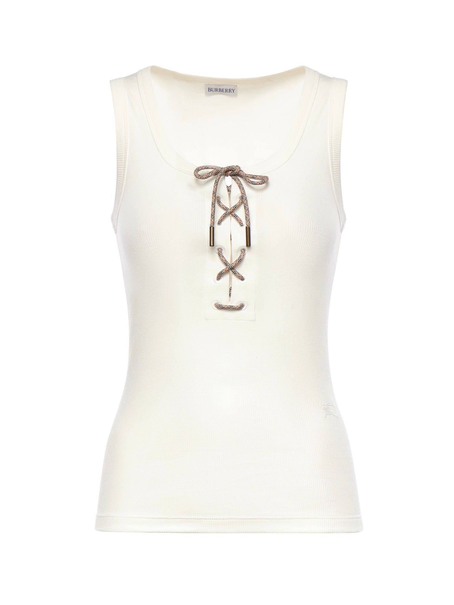 Tank top Cleo in misto cotone a coste 8117713 B7078 BURBERRY 