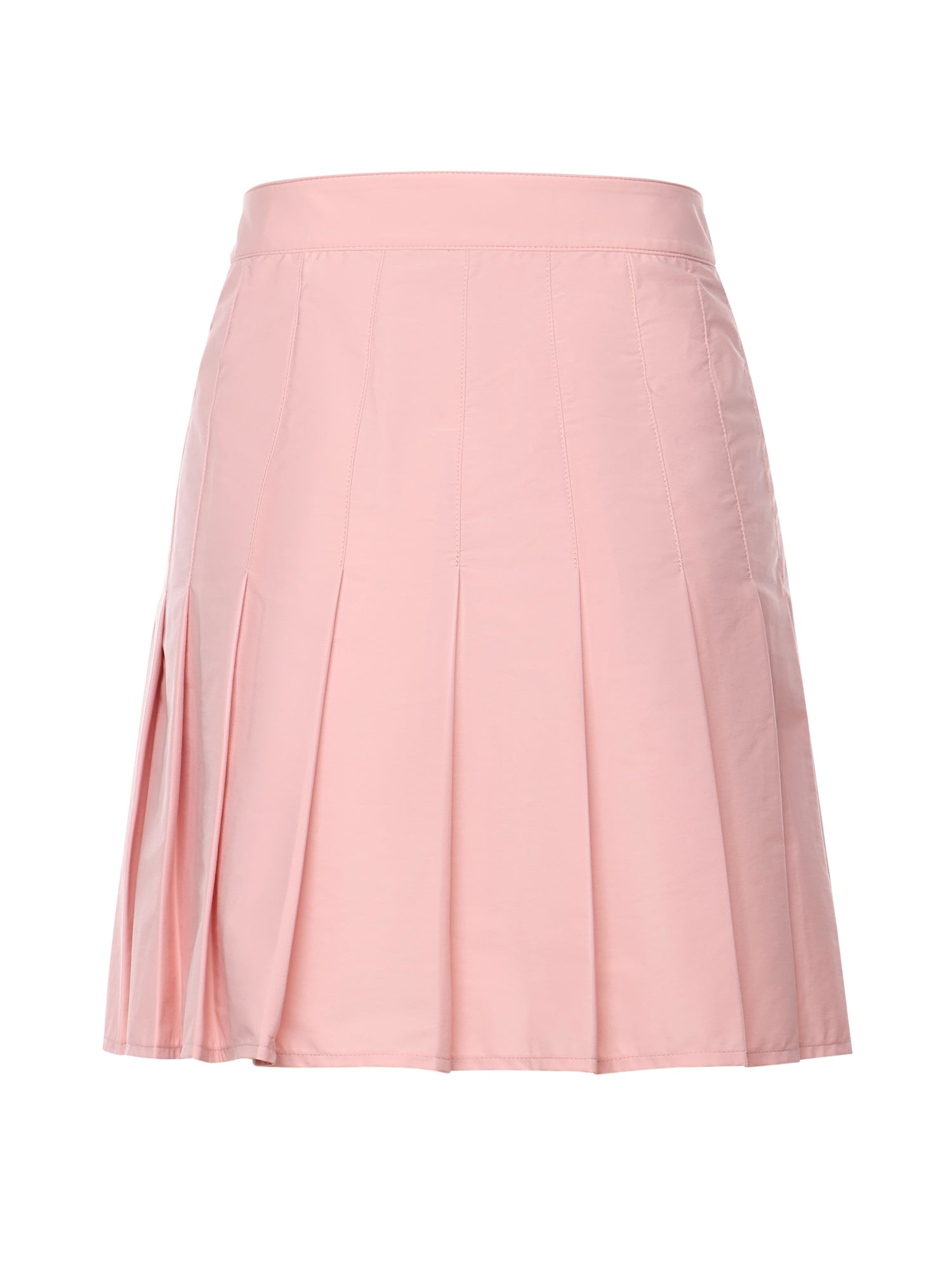 Minigonna in nylon stretch con pieghe 8118149 C4026 BURBERRY 
