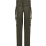 Pantaloni cargo in gabardine con finiture Check 8118420 C1220 BURBERRY 