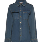Camicia Dakota in denim 8118497 A1322 BURBERRY 