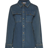 Camicia Dakota in denim 8118497 A1322 BURBERRY 