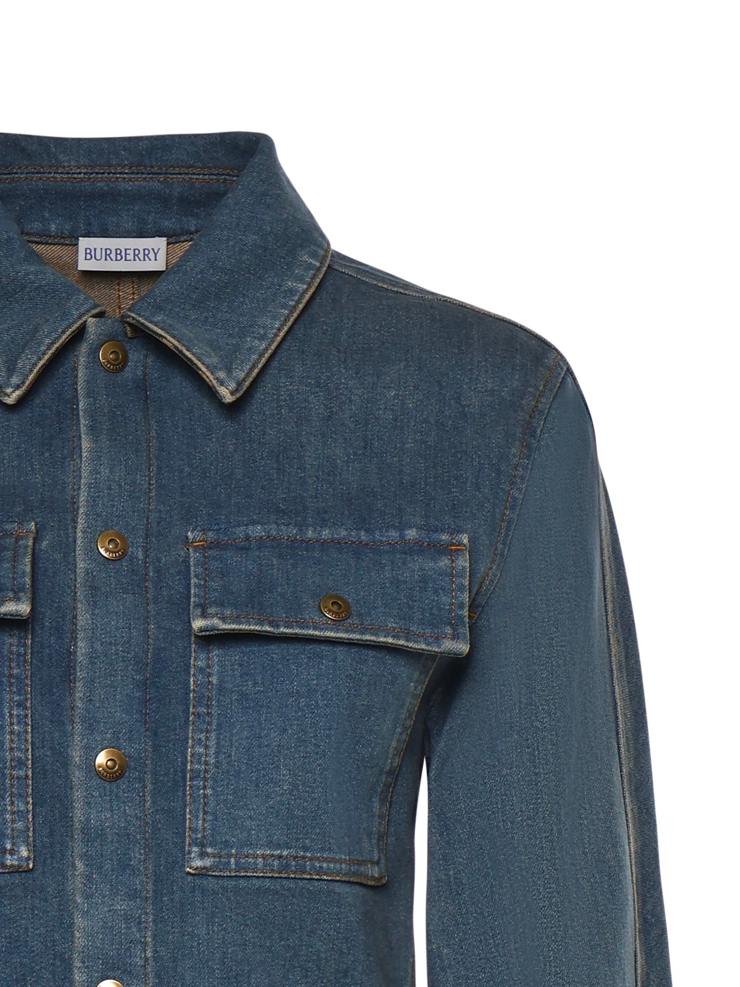 Camicia Dakota in denim 8118497 A1322 BURBERRY 