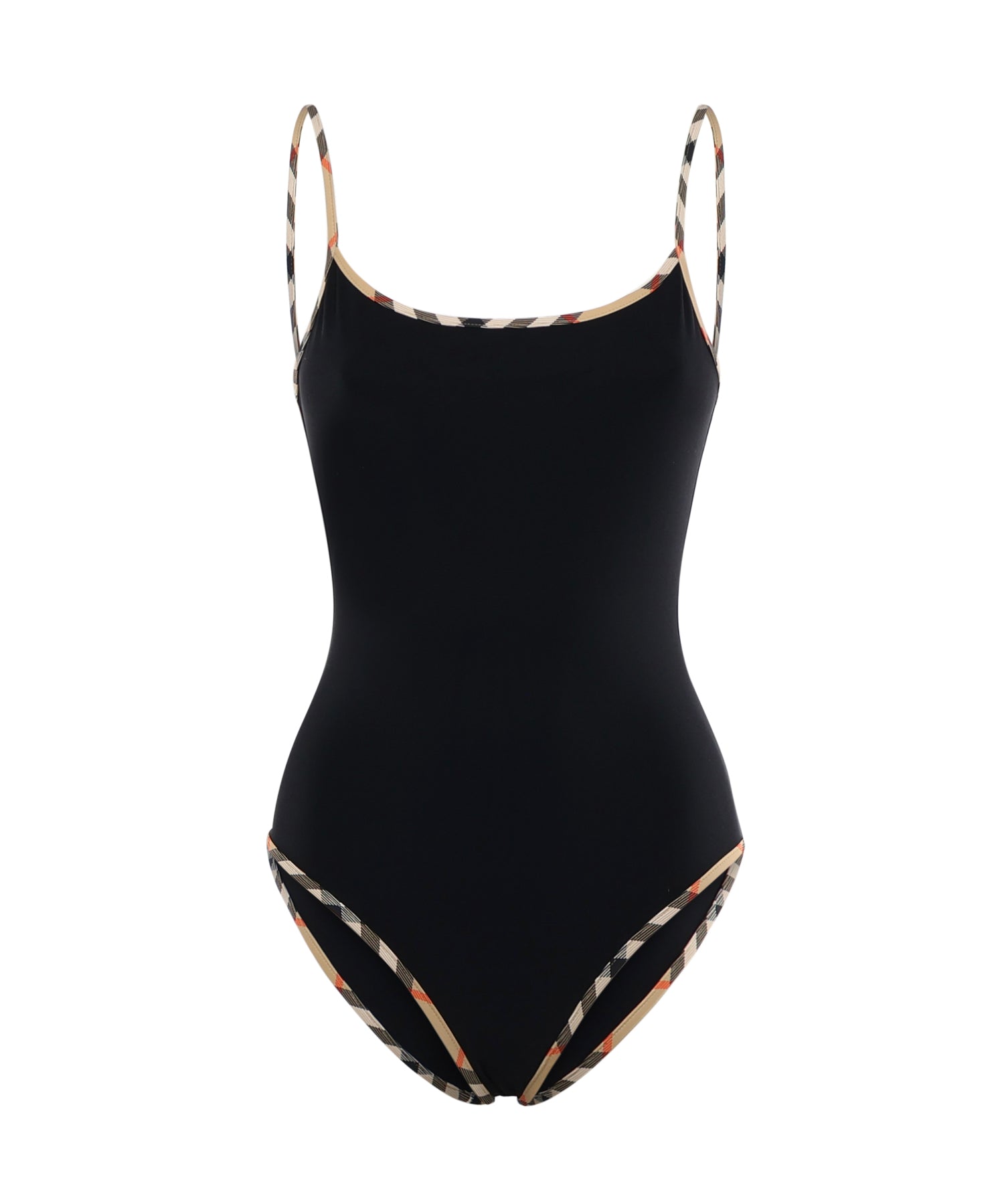 Costume da bagno con finiture Check 8118807 A1189 BURBERRY 