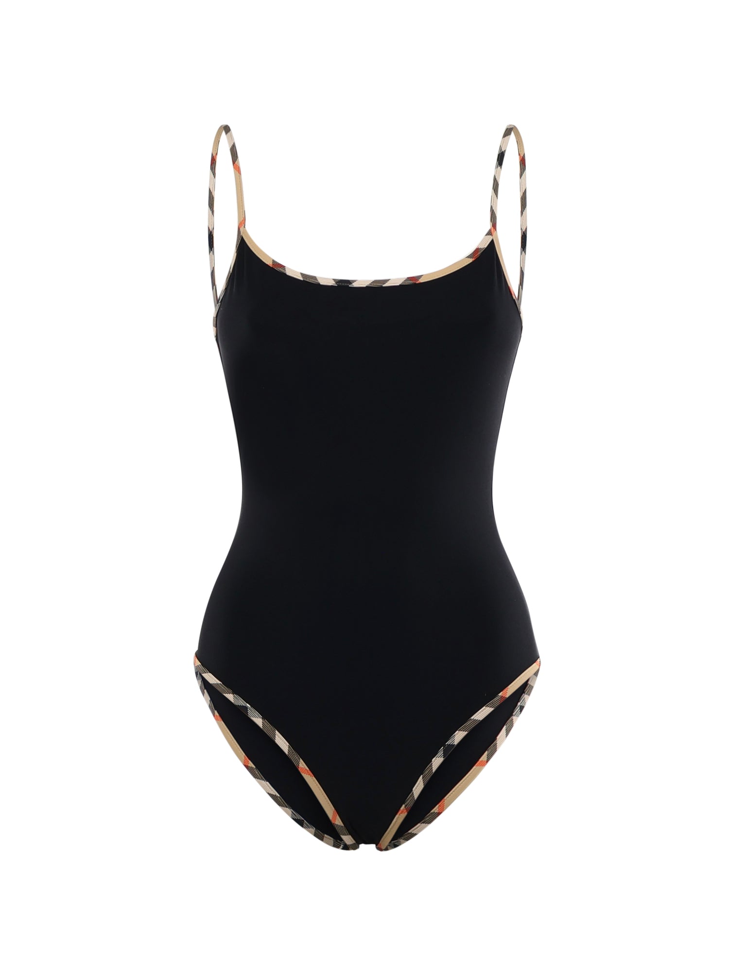 Costume da bagno con finiture Check 8118807 A1189 BURBERRY 