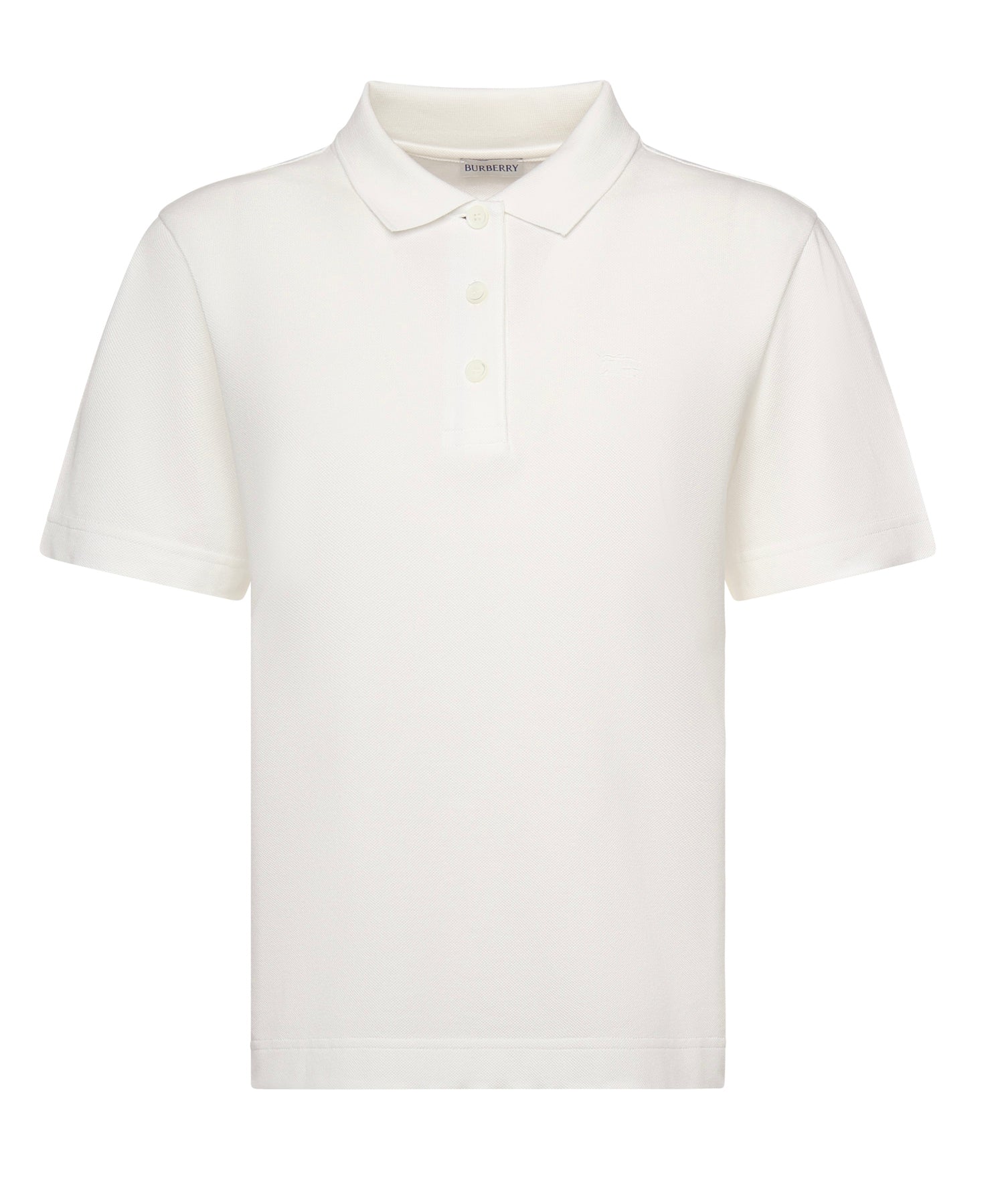 Polo in cotone con logo 8118961 B7078 BURBERRY 