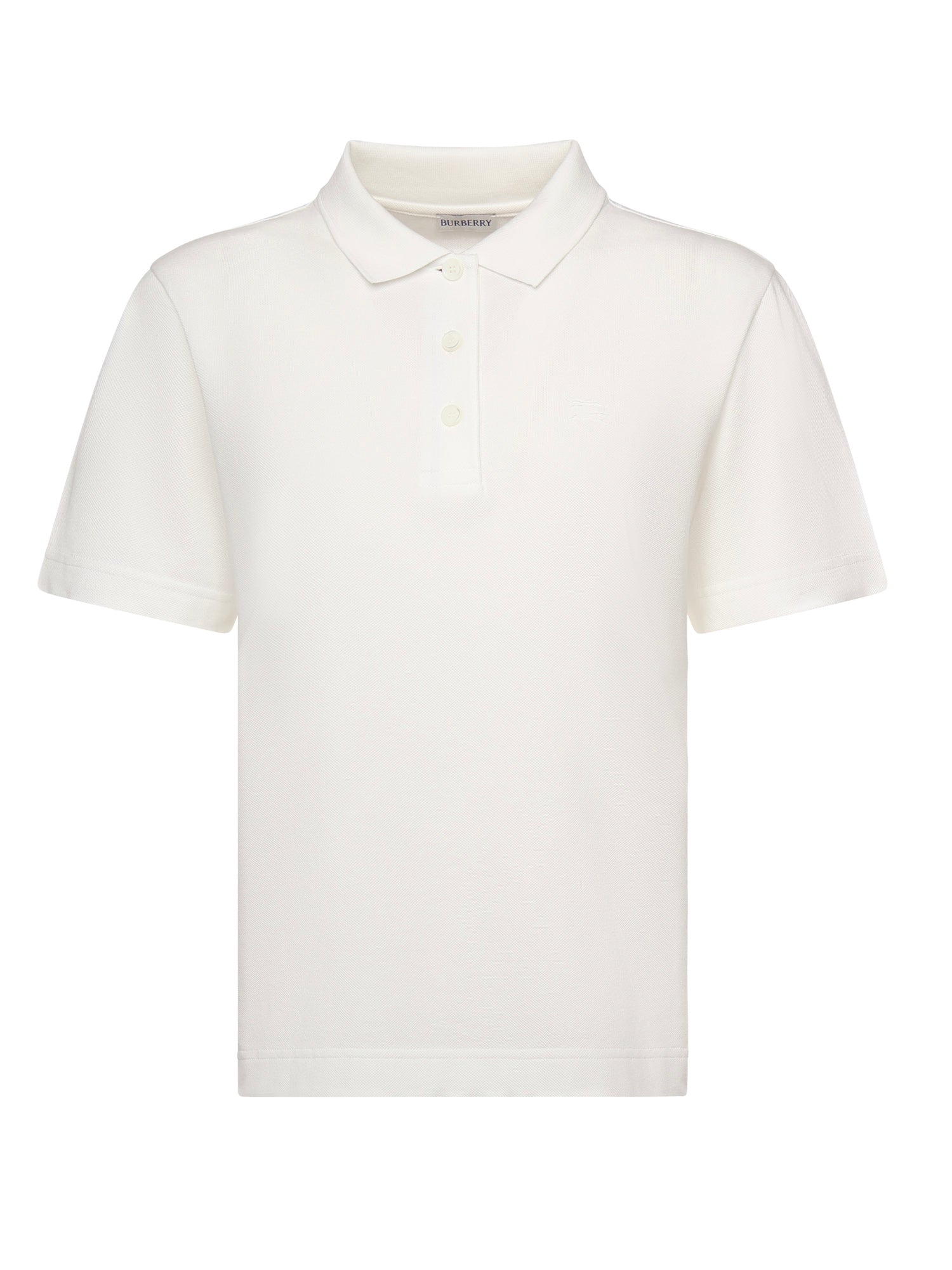 Polo in cotone con logo 8118961 B7078 BURBERRY 