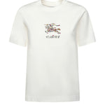 T-shirt in cotone Check con EKD 8118964 B7078 BURBERRY 