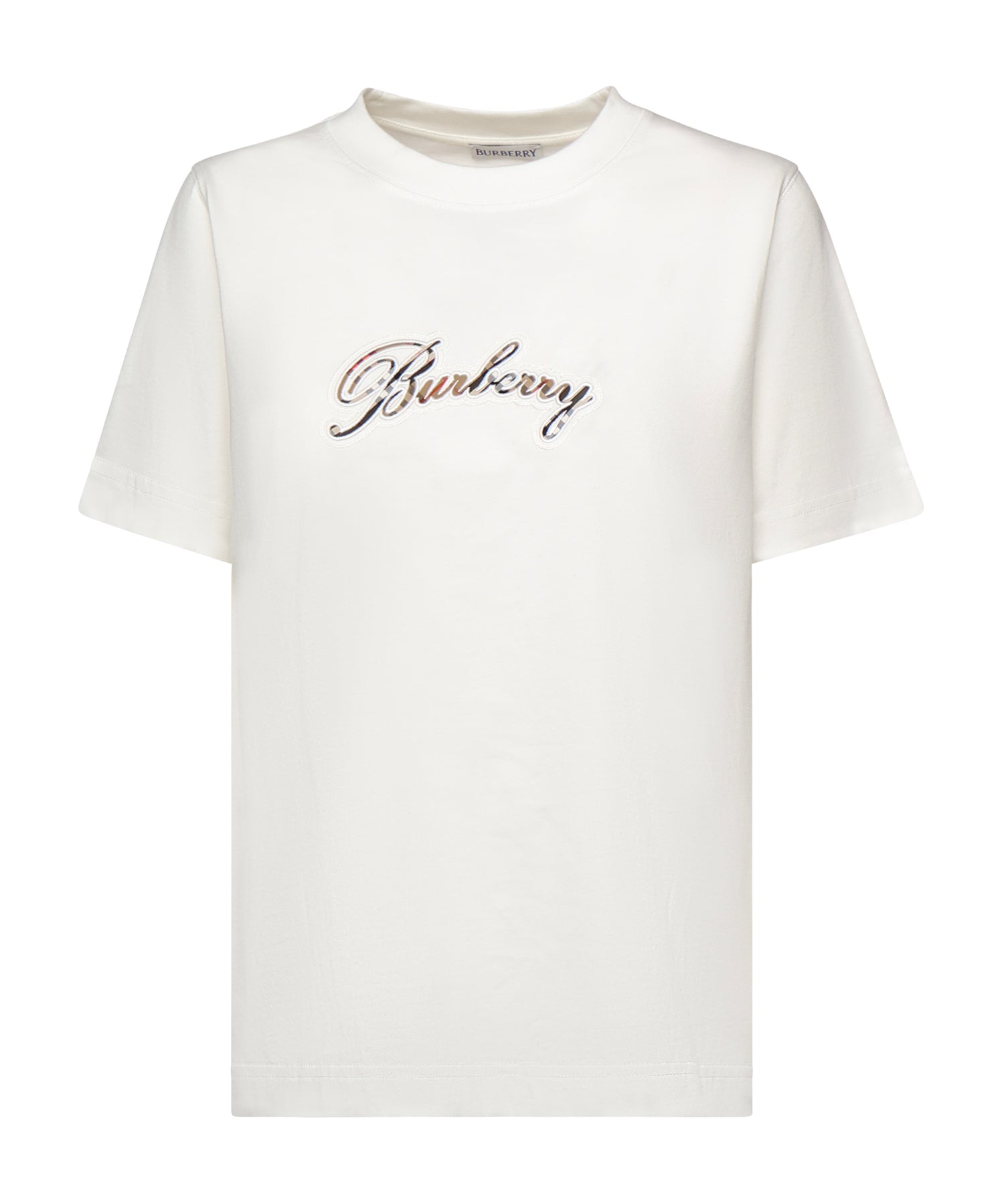 T-shirt in cotone con logo 8118971 B7078 BURBERRY 