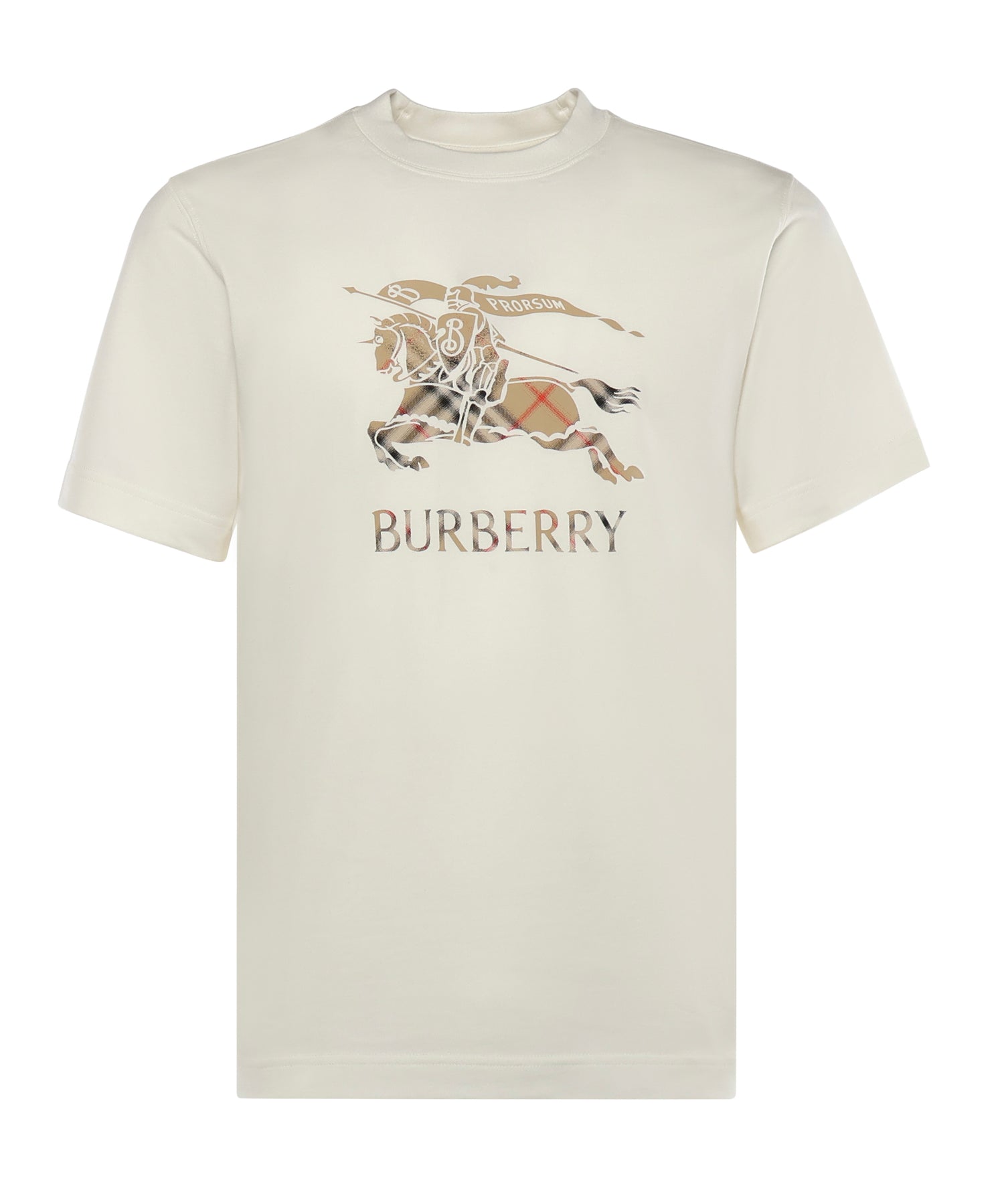 T-shirt in cotone con EKD sfumato 8119014 B7078 BURBERRY 