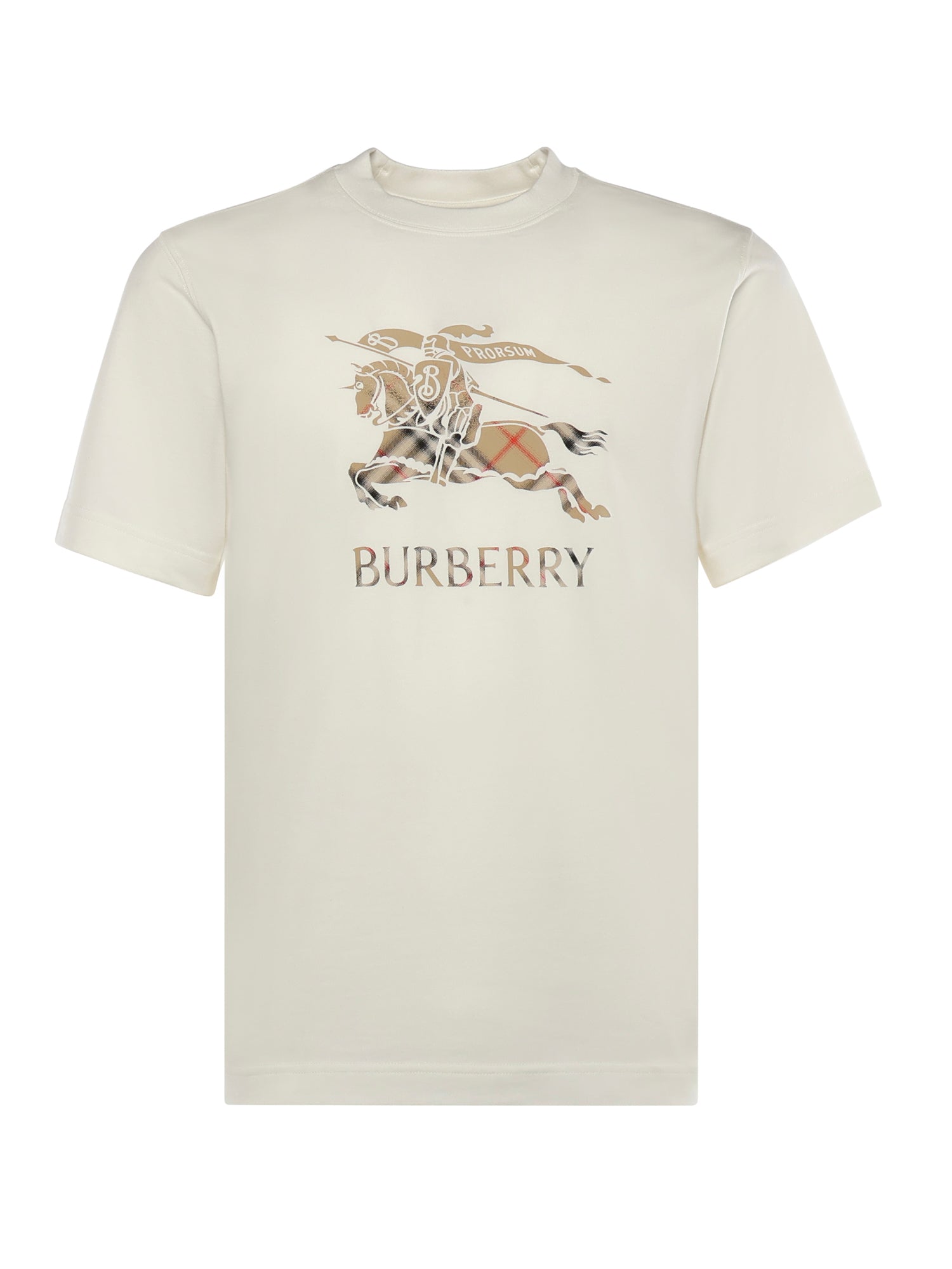 T-shirt in cotone con EKD sfumato 8119014 B7078 BURBERRY 