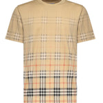 T-shirt in cotone Check sfumato 8119022 B9368 BURBERRY 