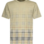 T-shirt in cotone Check sfumato 8119023 C4053 BURBERRY 