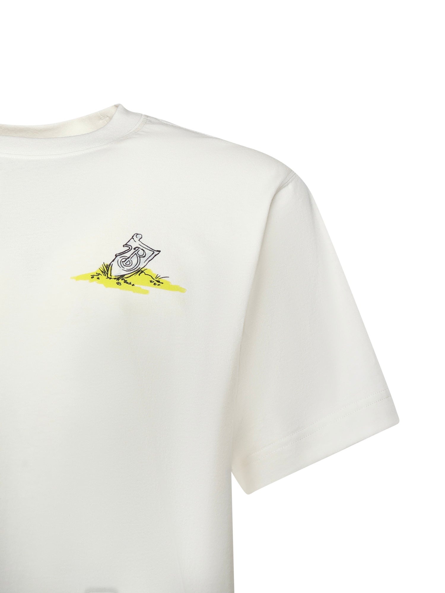 T-shirt in cotone Sleeping Knight 8119044 B7078 BURBERRY 