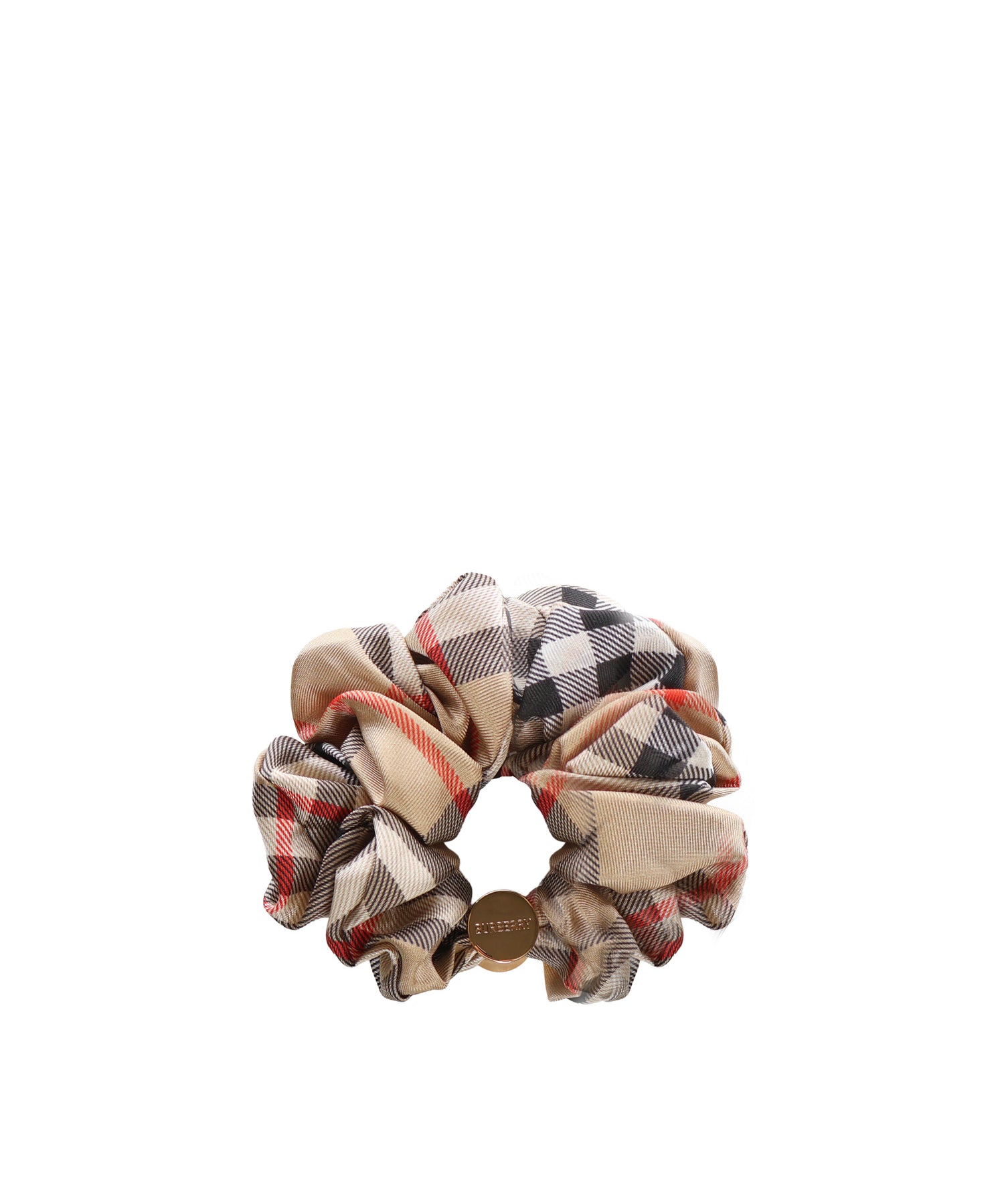 Scrunchie in seta Check 8119726 B9368 BURBERRY 